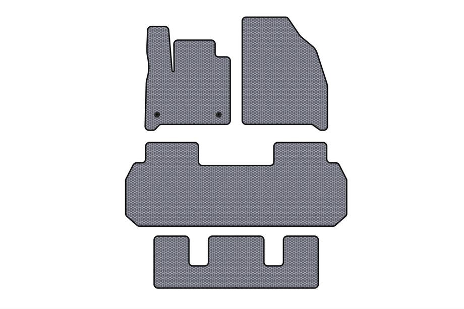 Chevrolet Traverse 2017- Tapis en caoutchouc Carsuit (3 rangées, gris) Image