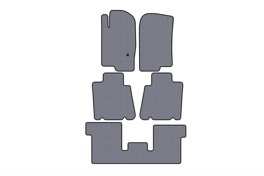 Ford Explorer 2001-2005 Tapis en caoutchouc Carsuit (3 rangées, gris) Photo 1