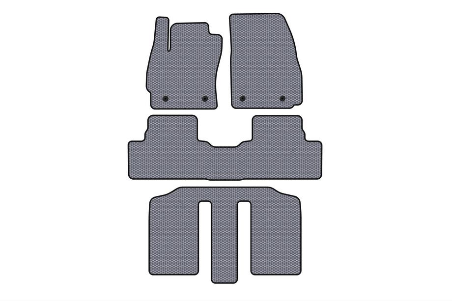 Mazda 5 2010-2018 Tapis en caoutchouc Carsuit (3 rangées, gris) Photo 1
