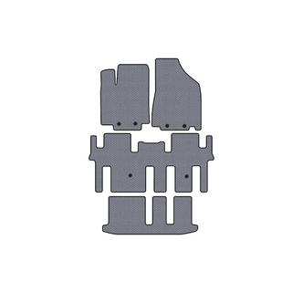 Tapis en caoutchouc Carsuit (3 rangées, gris) Nissan Pathfinder R52 2012-2021 photo 1