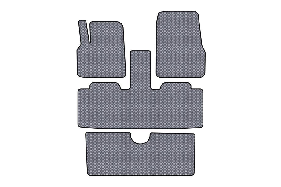 Renault Espace 2002-2014 Tapis en Caoutchouc Carsuit (3 Rangées, 7 Places, Gris) Image