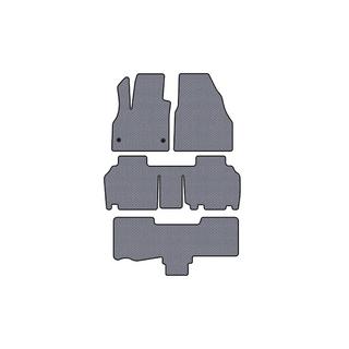 Tapis en caoutchouc Carsuit (3 rangées, 5 portes/7 places, gris) Renault Kangoo 2008–2020 photo 1