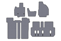 Toyota Previa 2006-2019 Tapis en caoutchouc Carsuit (3 rangées, 6 places, gris) photo 1