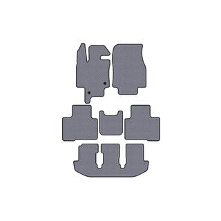Tapis en Caoutchouc Carsuit (3 Rangées, 7 Places, Gris) photo 1