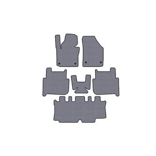 Tapis en caoutchouc Carsuit (3 rangées, 2006-2010, 7 places, gris) Volkswagen Touran 2003-2010 photo 1