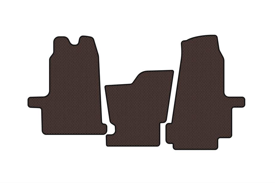 Ford Transit 2000–2014 Tapis en caoutchouc Carsuit (2000-2006, automatique, marron) Image