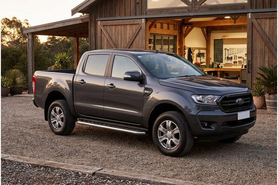 Ford Ranger 2011–2022 Marchepieds Latéraux Maydos V1 (2 pcs, inox) Image