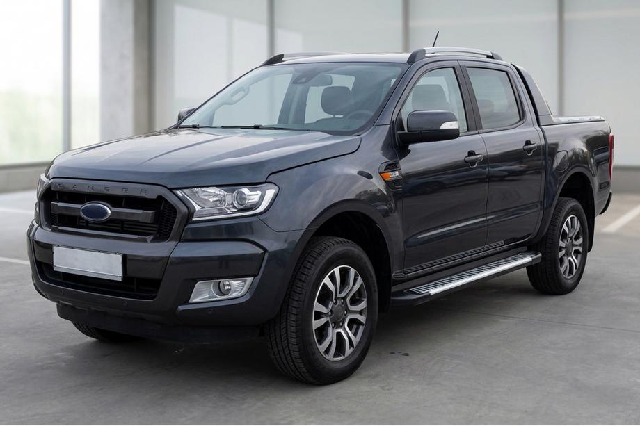 Ford Ranger 2011–2022 Marchepieds Latéraux Line (2 pcs, Aluminium) Image