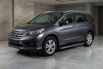 Honda CRV 2012-2016 Marchepieds Latéraux Maydos V1 (2 pcs, Aluminium & Inox) photo 1