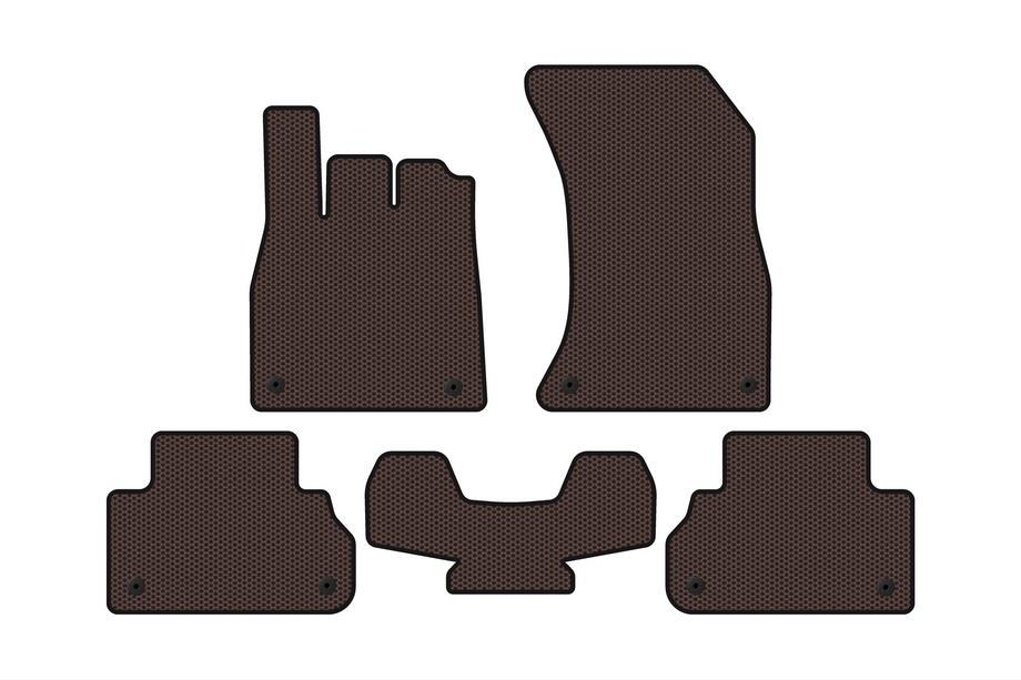 Audi Q5 2017-2025 Tapis en Caoutchouc Carsuit (Marron) Photo 1