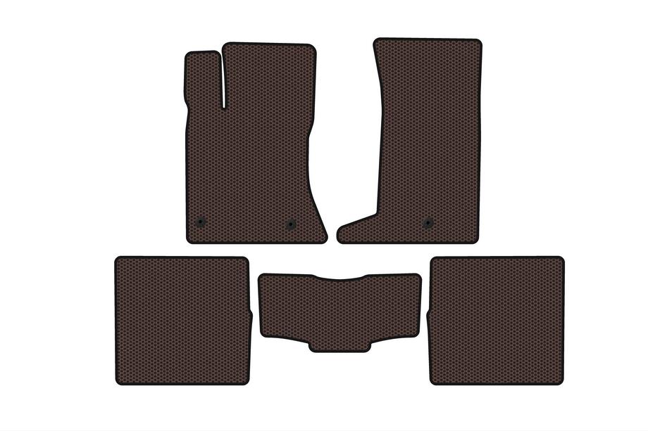Cadillac SRX 2004-2009 Tapis en caoutchouc Carsuit (marron) Image