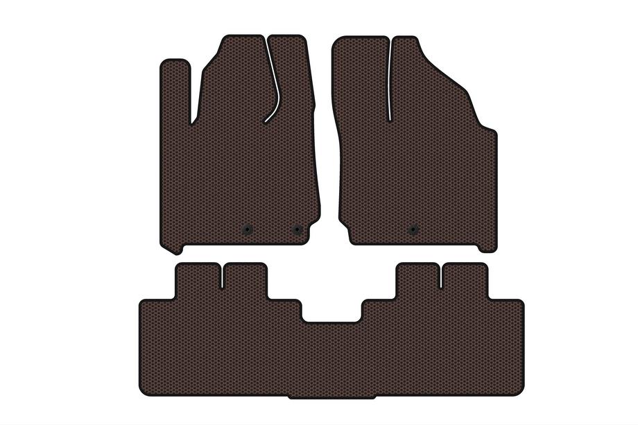 Cadillac SRX 2010-2016 Tapis en caoutchouc Carsuit (marron) Image