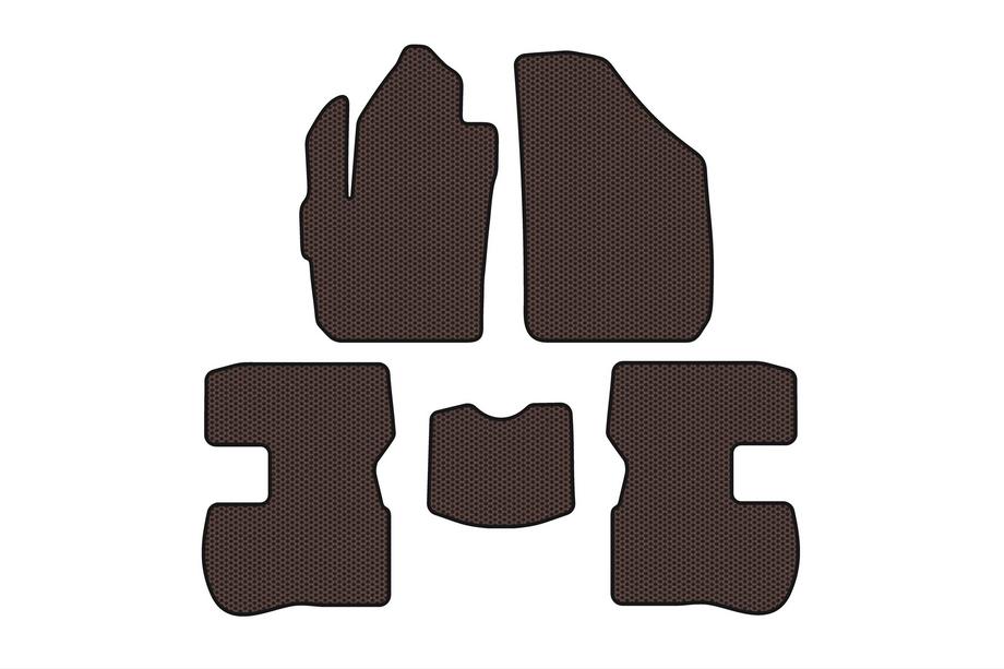 Chery Kimo 2007-2015 Tapis en Caoutchouc Carsuit (Marron) Image
