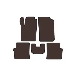 Tapis en caoutchouc Carsuit (HB, 5 portes, marron)
