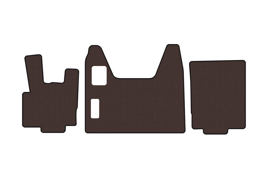 DAF XF95 2002-2006 Tapis en Caoutchouc Carsuit (Marron) Image