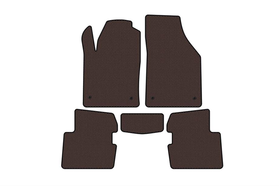 Dodge Dart 2012-2017 Tapis en Caoutchouc Carsuit (SD, Marron) Image