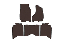 Dodge RAM (DS/DJ/D2) 2009–2024 Tapis en caoutchouc Carsuit (2013+, 5 places, marron) photo 1