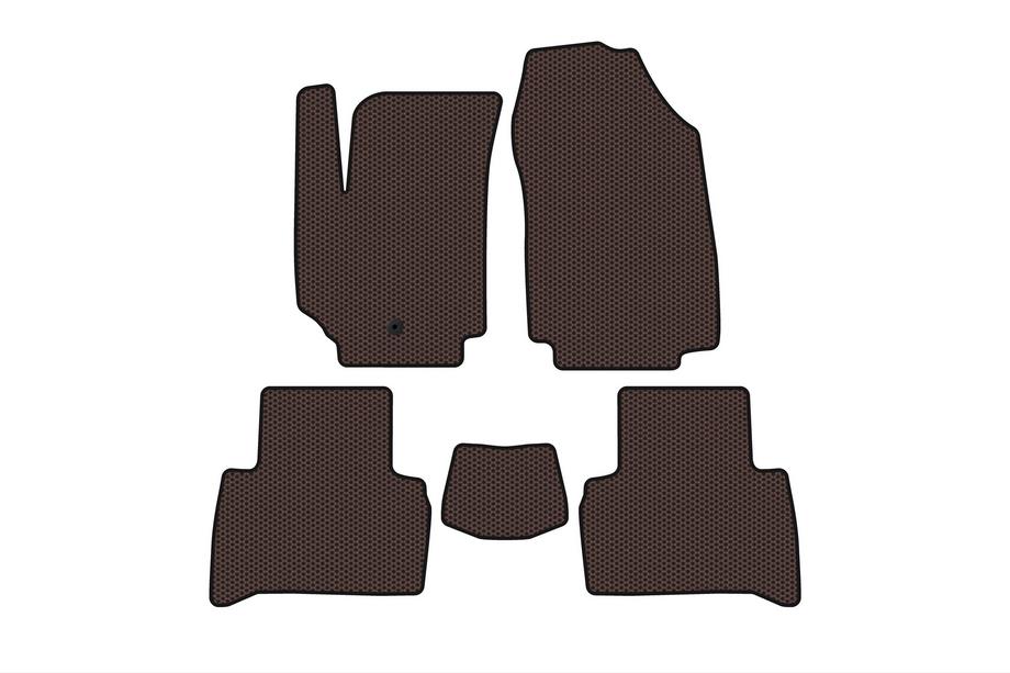 Fiat Croma 2005-2010 Tapis en caoutchouc Carsuit (2007-2010, SW, marron) Image