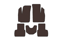 Fiat Doblo I 2001-2005 Tapis en Caoutchouc Carsuit (Marron) photo 1