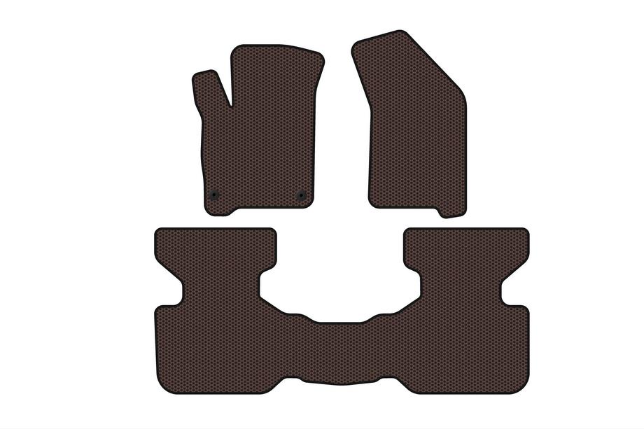 Fiat Freemont 2011-2016 Tapis en caoutchouc Carsuit (2011-2016, marron) Image