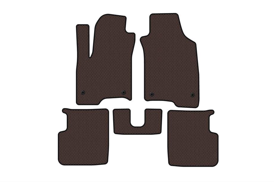 Fiat Panda 2011-2023 Tapis en Caoutchouc Carsuit (Marron) Image