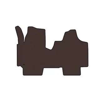 Tapis en Caoutchouc Carsuit (Marron) photo 1