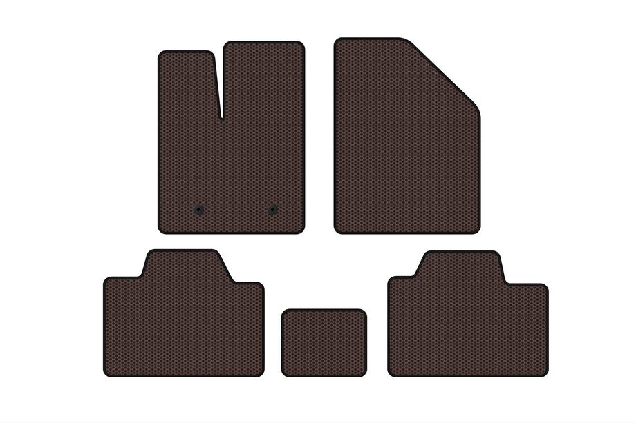 Ford Edge 2006-2014 Tapis en Caoutchouc Carsuit (Marron) Image