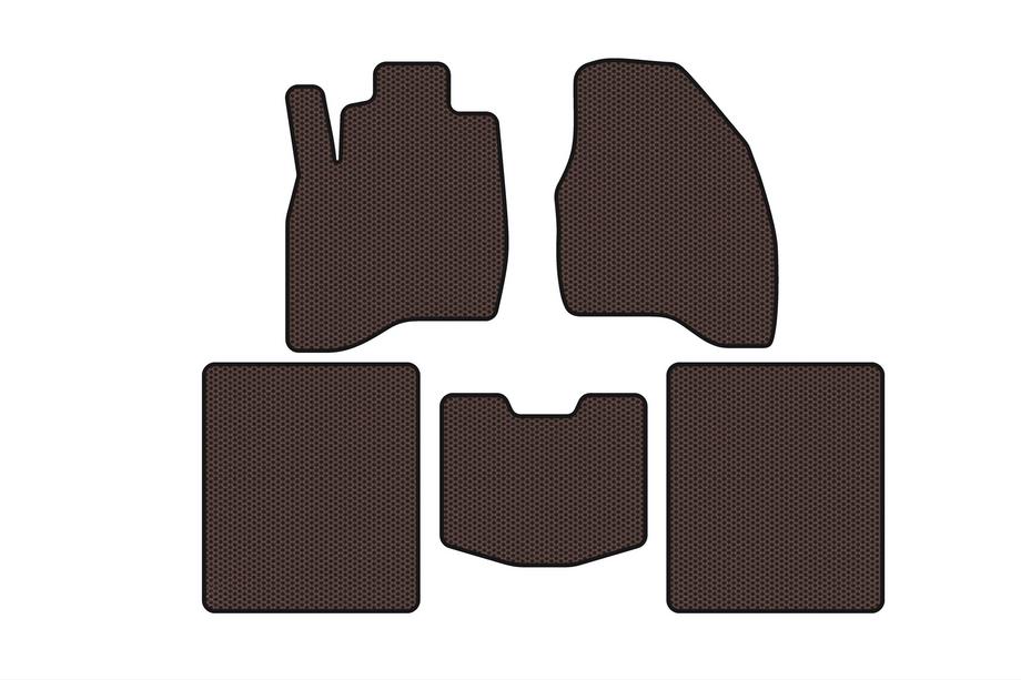 Ford Explorer 2011-2019 Tapis en caoutchouc Carsuit (2015-2019, 5 places, marron) Photo 1