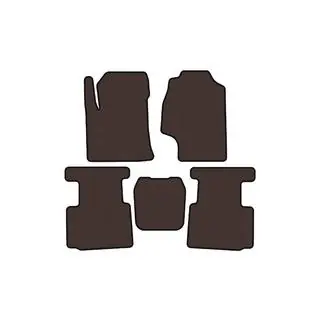 Tapis en Caoutchouc Carsuit (Marron)