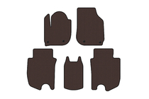 Honda FIT/Jazz 2014–2020 Tapis en caoutchouc Carsuit (HB, Hybride, marron) photo 1