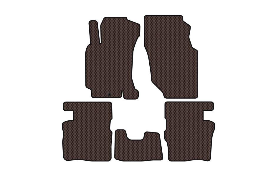Honda HR-V 1998-2006 Tapis en caoutchouc Carsuit (5 portes, marron) Image