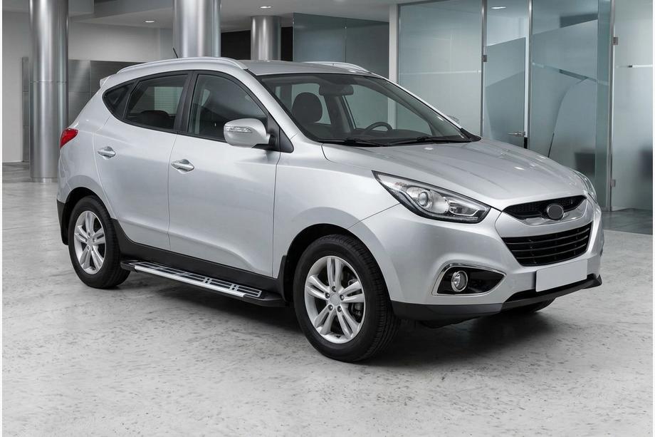 Hyundai IX-35 2010-2015 Marchepieds Latéraux Sunrise (2 pcs, Aluminium) Image