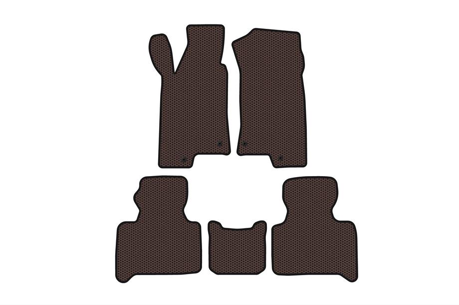 Hummer H3 2005-2010 Tapis en Caoutchouc Carsuit (Marron) Photo 1