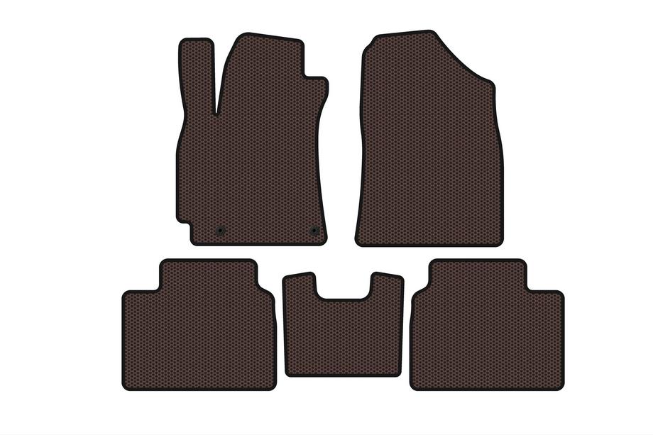 Hyundai Elantra (CN7) 2020- Tapis en Caoutchouc Carsuit (SD, Marron) Image
