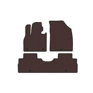 Tapis en caoutchouc Carsuit (2 rangées, 8 places, marron) Hyundai Palisade 2018-2025 photo 1