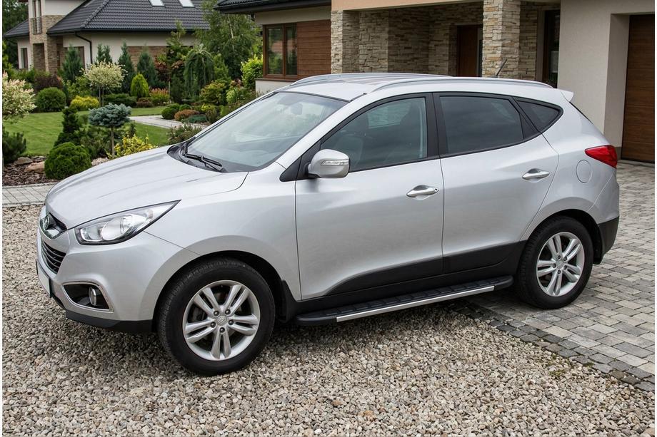 Hyundai IX-35 2010-2015 Marchepieds Latéraux Duru (2 pcs, Aluminium) Image