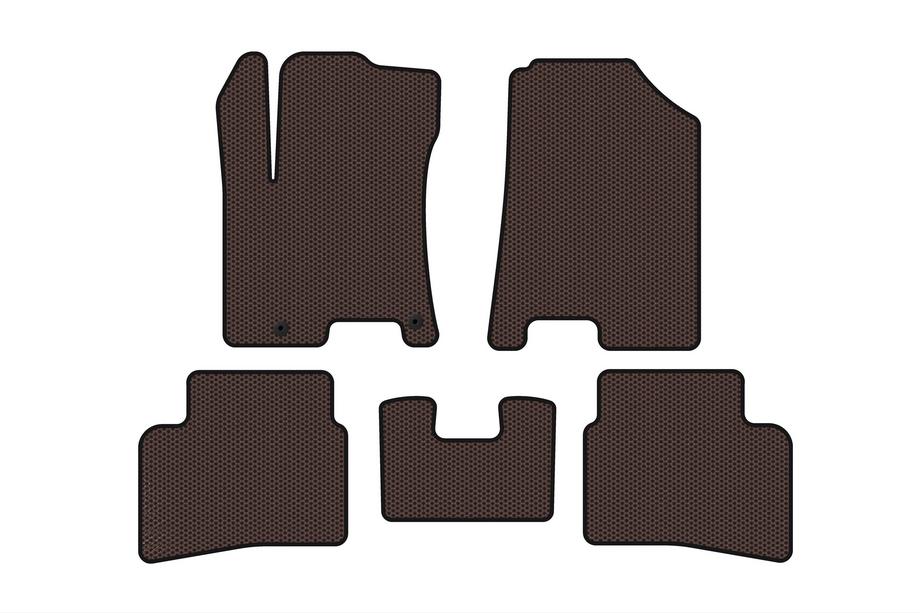 Hyundai Venue 2019- Tapis en Caoutchouc Carsuit (Marron) Image