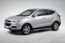 Hyundai IX-35 2010-2015 Marchepieds Latéraux Maydos V1 (2 pcs, Aluminium & Inox) photo 1