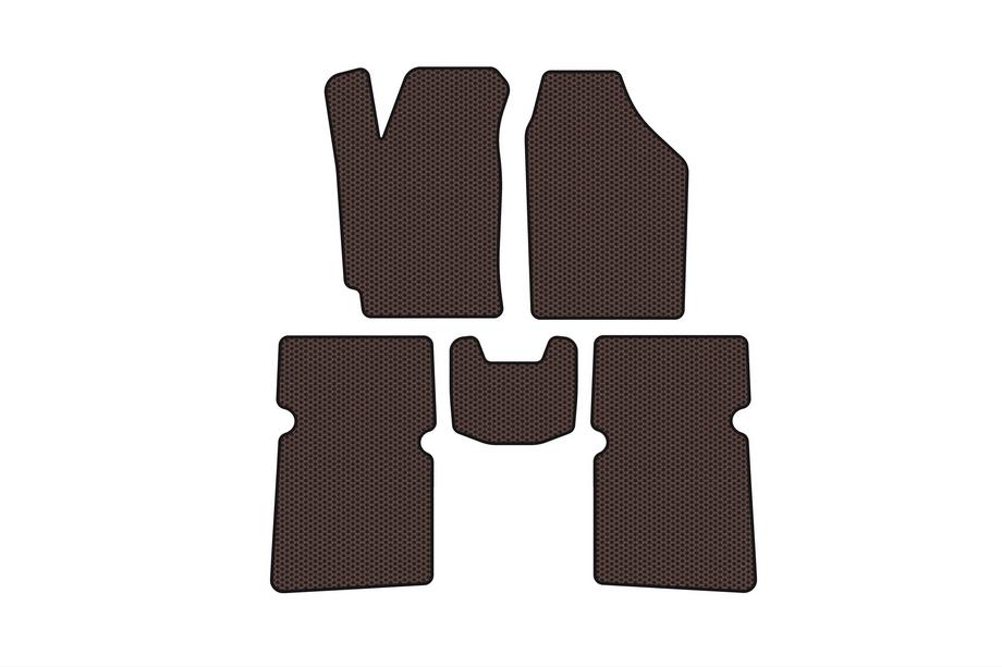 JAC J5 2011-2019 Tapis en Caoutchouc Carsuit (SD, Marron) Photo 1