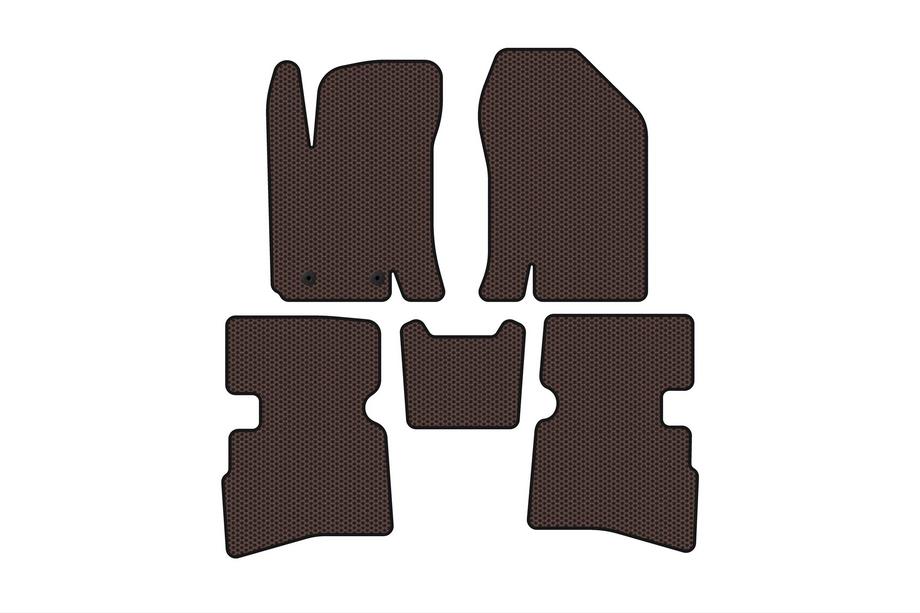 JAC S4 2018- Tapis en Caoutchouc Carsuit (Marron) Image