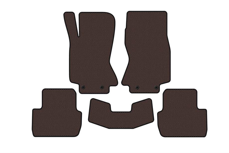 Jaguar S-Type 1999-2008 Tapis en Caoutchouc Carsuit (Marron) Photo 1