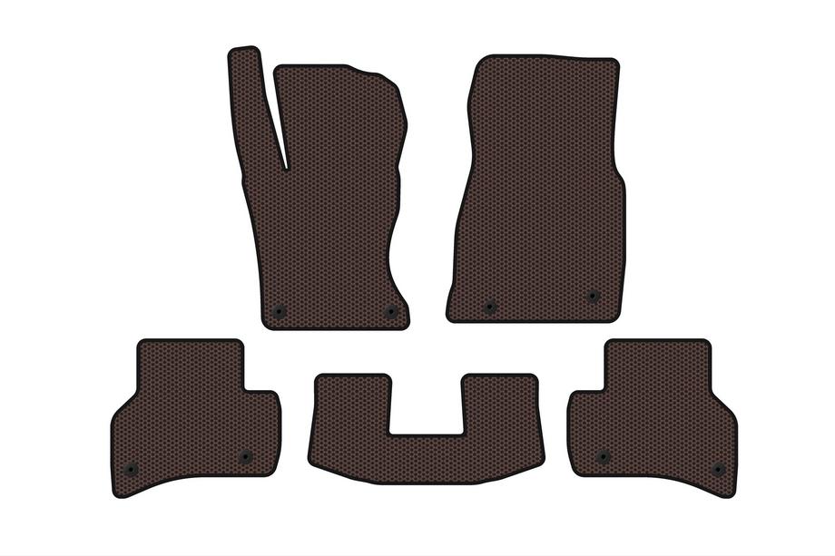 Jaguar XE 2016- Tapis en caoutchouc Carsuit (2015-2019, SD, marron) Image