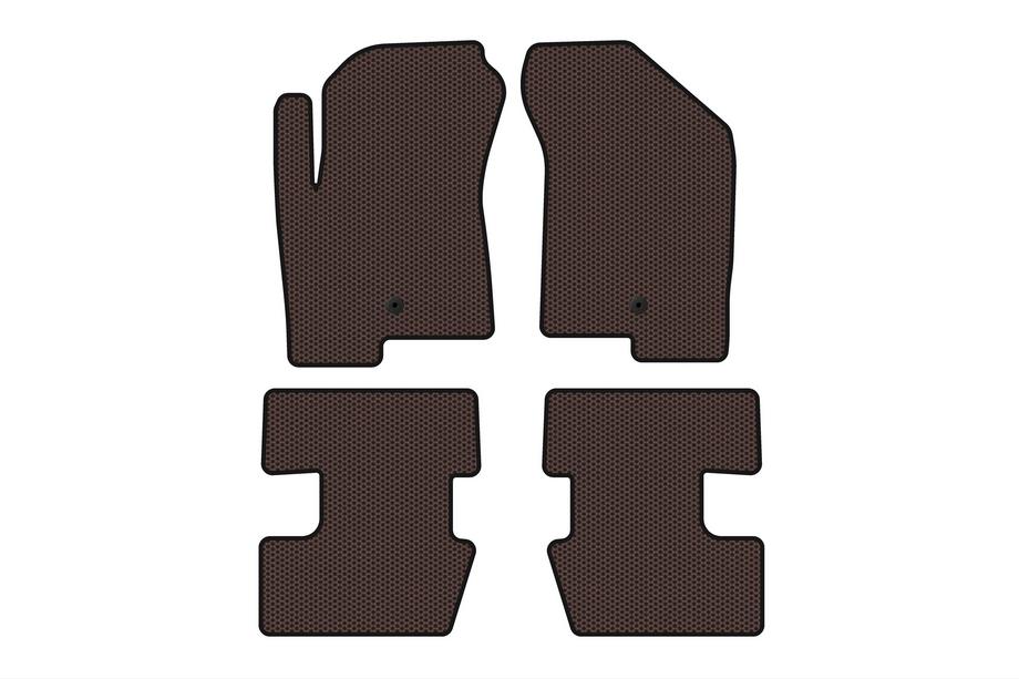Jeep Compass 2006-2016 Tapis en caoutchouc Carsuit (2011-2016, marron) Image