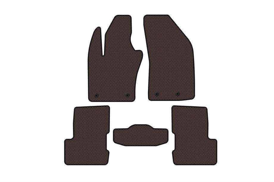 Jeep Renegade 2014- Tapis en Caoutchouc Carsuit V-2 (Marron) Photo 1