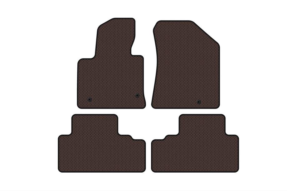 Kia Carens 2012- Tapis en Caoutchouc Carsuit (Marron) Image