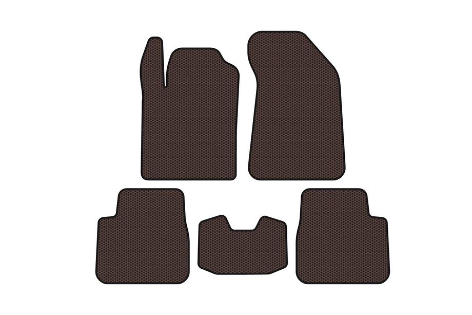 Lancia Delta 2008-2014 Tapis en Caoutchouc Carsuit (Marron) Image