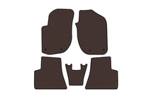 Land Rover Freelander I 1997-2006 Tapis en Caoutchouc Carsuit (Marron) photo 1