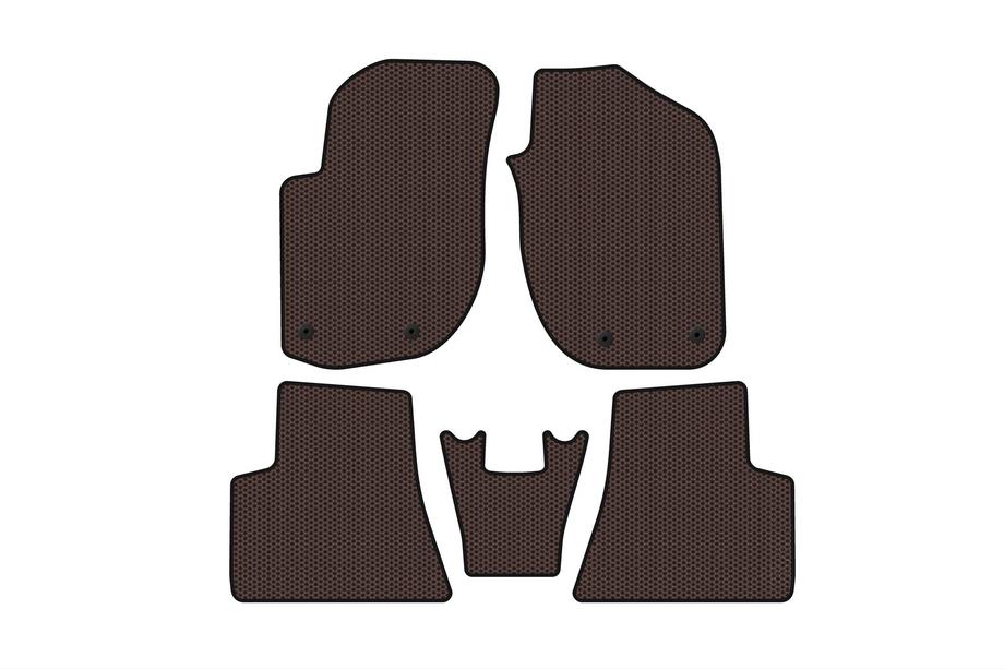 Land Rover Freelander I 1997-2006 Tapis en Caoutchouc Carsuit (Marron) Image