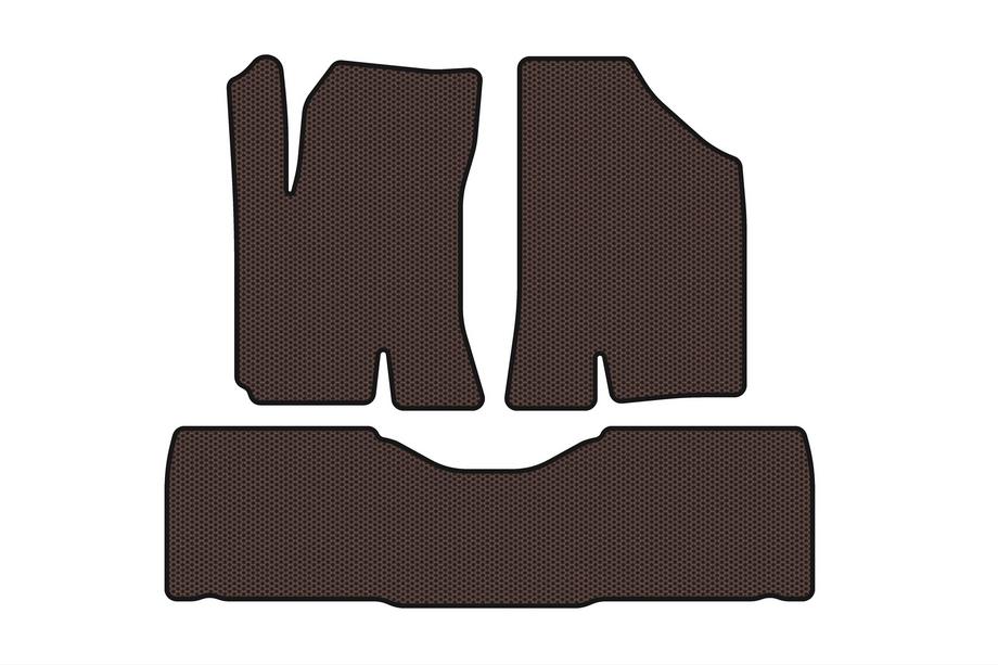 Leopaard CS9EV 2017- Tapis en caoutchouc Carsuit (6 places/Électrique, marron) Image