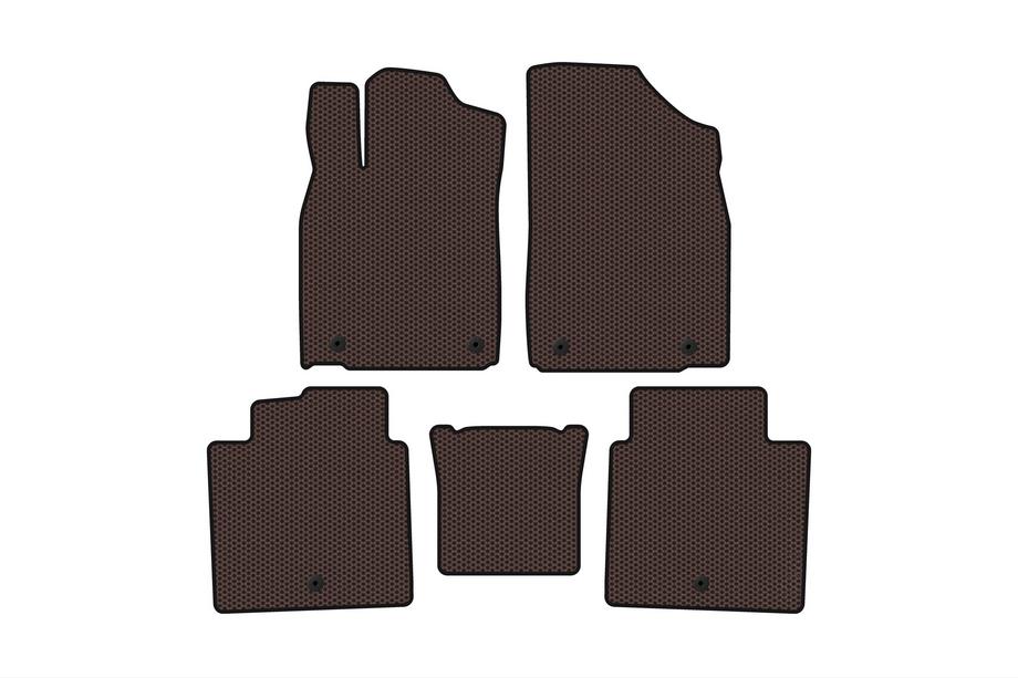 Lexus ES 2012-2018 Tapis en caoutchouc Carsuit (2012-2015, SD, marron) Image